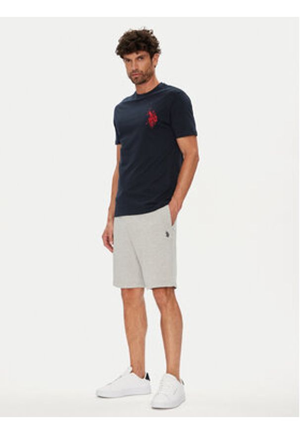 U.S. Polo Assn. Szorty sportowe MUP3354 Szary Regular Fit. Kolor: szary. Materiał: bawełna. Styl: sportowy