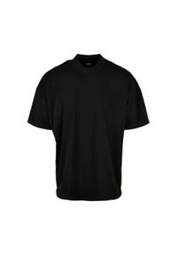 Urban Classics - Męska Koszulka Oversize Z Wąskim Dekoltem. Kolor: czarny. Sport: turystyka piesza