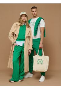 Big-Star - Spodnie damskie dresowe z prostą nogawką zielone Pekina 301/ Springa 301. Kolor: zielony. Materiał: dresówka. Wzór: haft. Sezon: lato #5