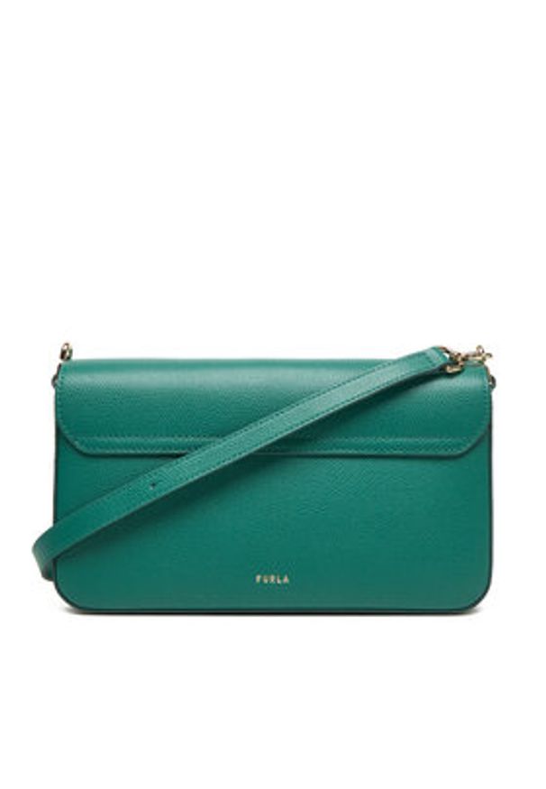 Furla Torebka Iride WB01826 ARE000 CN JD000 9001 Zielony. Kolor: zielony. Materiał: skórzane
