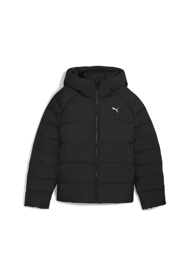 Puma - Damska kurtka z kapturem Mono PUMA Black. Typ kołnierza: kaptur. Kolor: czarny. Sport: bieganie