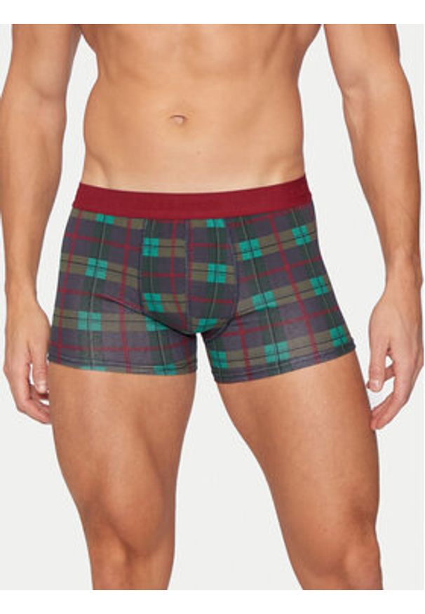 Jack & Jones - Jack&Jones Komplet 5 par bokserek Xmas 12266614 Kolorowy. Materiał: bawełna. Wzór: kolorowy
