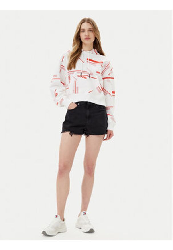 Karl Lagerfeld Jeans Bluza A2W20020 Biały Relaxed Fit. Kolor: biały. Materiał: bawełna