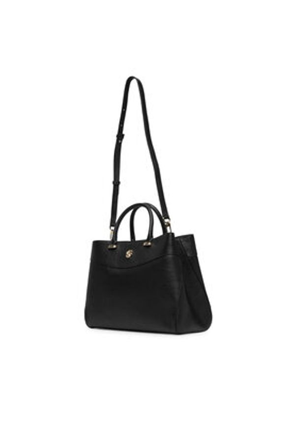 BOSS Torebka Boss Beyond Newtote 50557967 Czarny. Kolor: czarny. Materiał: skórzane