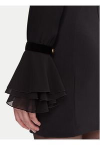 Elisabetta Franchi Koszula CA-131-57E2-V390 Czarny Regular Fit. Kolor: czarny. Materiał: wiskoza #5