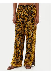 SELMARK - Selmark Spodnie palazzo BM275 Czarny Relaxed Fit. Kolor: czarny. Materiał: wiskoza #1