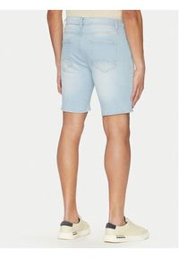 Blend Szorty jeansowe 20718125 Niebieski Regular Fit. Kolor: niebieski. Materiał: bawełna