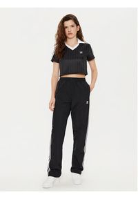 Adidas - adidas T-Shirt adicolor Football Jacquard JD2606 Czarny Slim Fit. Kolor: czarny. Materiał: syntetyk #4