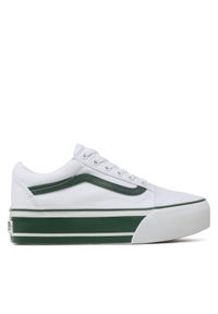 Vans Tenisówki Old Skool Stac VN0A7Q5MBGN1 Biały. Kolor: biały. Materiał: materiał