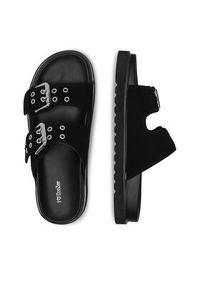 DeeZee Klapki HY86009-16 Czarny. Kolor: czarny. Materiał: syntetyk