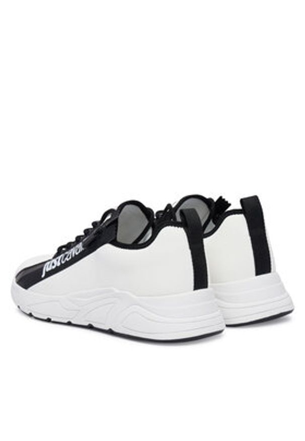 Just Cavalli Sneakersy 80QA3SA2 ZSE70 Biały. Kolor: biały. Materiał: materiał