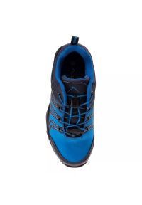 Buty Elbrus Erimley Low Wp Jr 92800402298 niebieskie. Okazja: na spacer, na uczelnię. Kolor: niebieski. Materiał: materiał, tkanina, mesh, guma. Szerokość cholewki: normalna. Sport: turystyka piesza