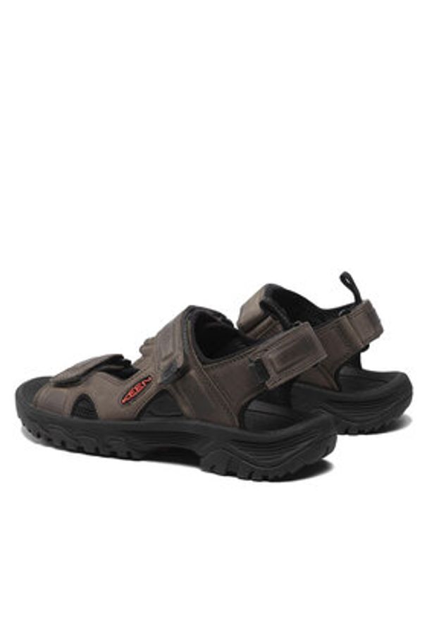 keen - Keen Sandały Targhe III Open Toe Sandal 1022424 Szary. Nosek buta: otwarty. Kolor: szary. Materiał: skóra, nubuk