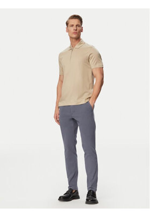 BOSS Chinosy H-Kaiton1 50543312 Niebieski Slim Fit. Kolor: niebieski. Materiał: bawełna