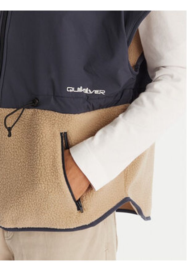 Quiksilver Bezrękawnik Tepoh Vest EQWPF03004 Granatowy Regular Fit. Kolor: niebieski. Materiał: syntetyk. Długość rękawa: bez rękawów