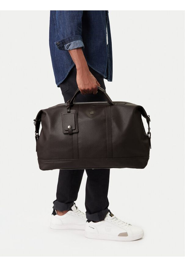 G-Star RAW - G-Star Raw Torba weekendowa EO-BW-B53585R Brązowy. Kolor: brązowy. Materiał: materiał