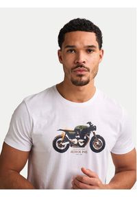 Petrol Industries T-Shirt M-1050-TSR671 Biały Regular Fit. Kolor: biały. Materiał: bawełna #5