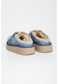 Mou - Klapki damskie skórzane mule MOU. Materiał: skóra #5