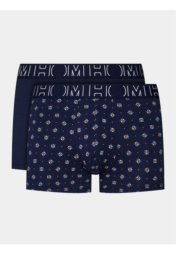 HOM Komplet bokserek 402809 Granatowy. Kolor: niebieski. Materiał: bawełna