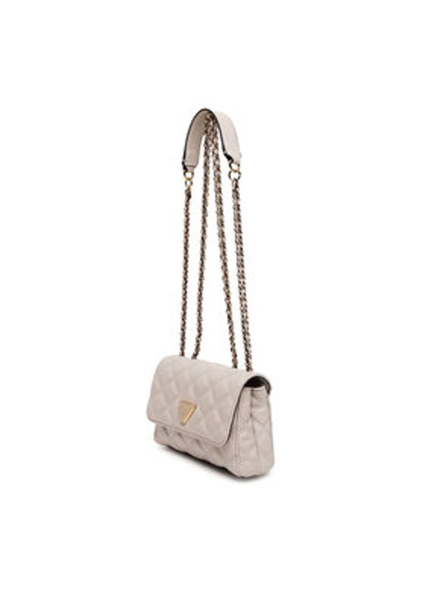 Guess Torebka Giully II Mini HWQG96 73740 Beżowy. Kolor: beżowy. Materiał: skórzane