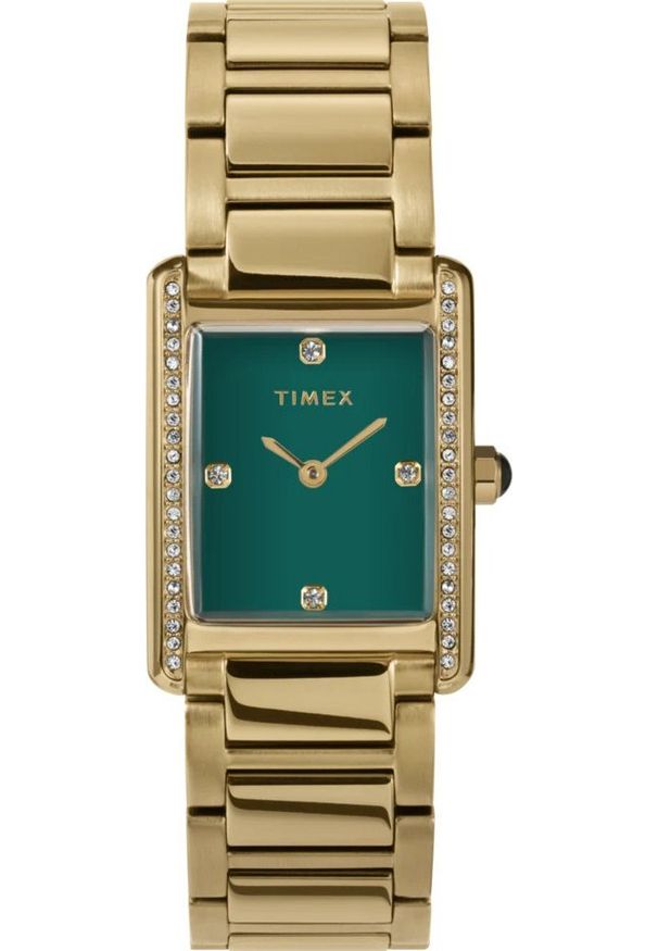 Zegarek Timex Zegarek damski Timex TW2W87500 CYRKONIE złoty. Kolor: złoty