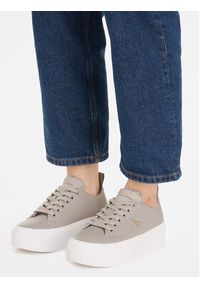 Calvin Klein Jeans Sneakersy Cupsole Flatform Low Wl Lth Wn YW0YW01107 Szary. Kolor: szary #4