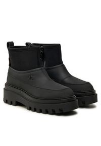 Calvin Klein Jeans Kalosze Flatform Rainboot Low Mg R YW0YW01560 Czarny. Kolor: czarny #6