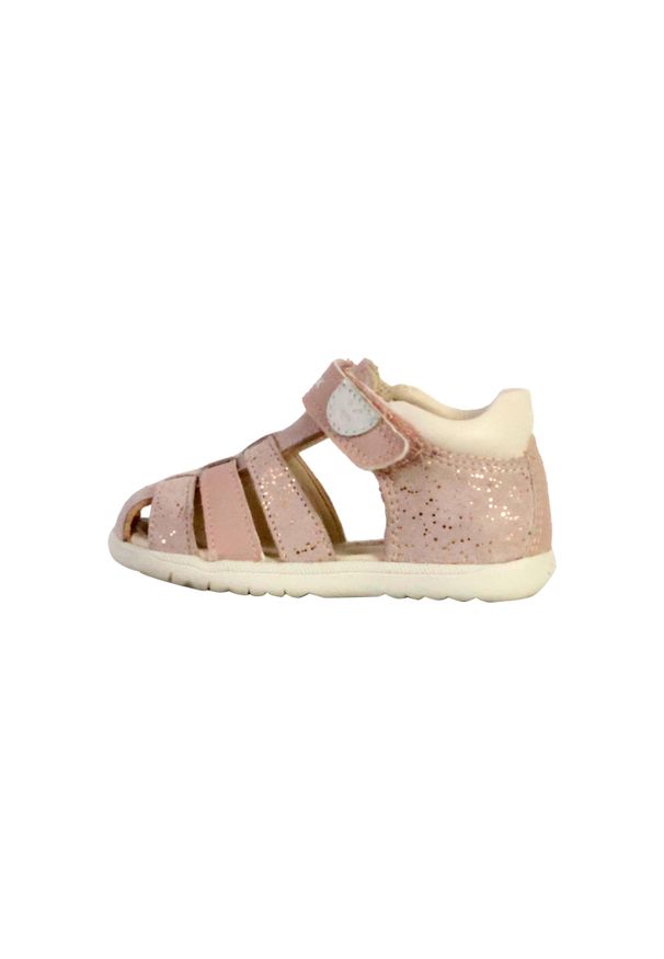 Sandały Geox Model B Sandal Macchia Gir Kolor Rose. Kolor: biały, różowy, wielokolorowy. Materiał: skóra. Sezon: lato