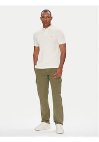 TOMMY HILFIGER - Tommy Hilfiger Spodnie materiałowe Denton MW0MW39695 Zielony Straight Fit. Kolor: zielony. Materiał: bawełna #5