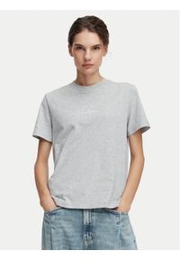 Calvin Klein Jeans T-Shirt LV047G831G Szary jasny Regular Fit. Kolor: szary. Materiał: bawełna #1