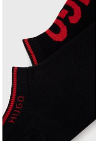 Hugo - HUGO skarpetki (2-pack) 50469274 damskie kolor czarny. Kolor: czarny #2