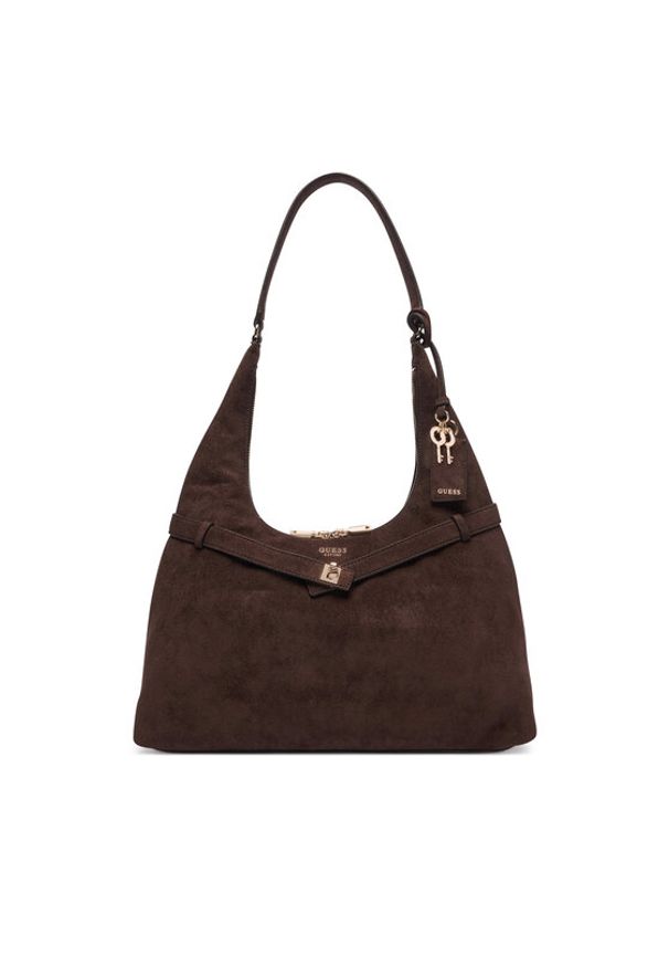 Guess Torebka Ella HWSG97 54010 Brązowy. Kolor: brązowy