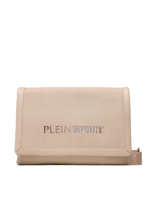 Plein Sport Torebka Crossover With Flap Causeway 2110067 Beżowy. Kolor: beżowy. Styl: sportowy