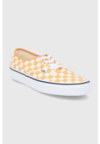Vans Tenisówki damskie kolor pomarańczowy. Nosek buta: okrągły. Zapięcie: sznurówki. Kolor: pomarańczowy. Materiał: guma #3