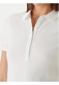 GANT - Gant Polo 4201535 Biały Slim Fit. Typ kołnierza: polo. Kolor: biały. Materiał: bawełna #4