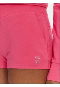 Juicy Couture Szorty sportowe JCWHS125312 Różowy Loose Fit. Kolor: różowy. Materiał: bawełna #5