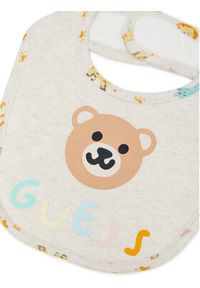 Guess Komplet 2 śliniaków H4YZ10 KAE10 Beżowy. Kolor: beżowy. Materiał: syntetyk, bawełna