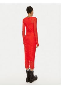 Patrizia Pepe Sukienka koktajlowa 8A1344 J149-R835 Czerwony Slim Fit. Kolor: czerwony. Materiał: syntetyk. Styl: wizytowy #5
