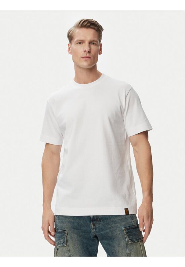 G-Star RAW - G-Star Raw T-Shirt Gs-01 D29113-D709 Biały Regular Fit. Kolor: biały. Materiał: bawełna