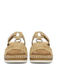 Rieker Klapki CEO-V1243-60 Beżowy. Kolor: beżowy. Materiał: skóra #6