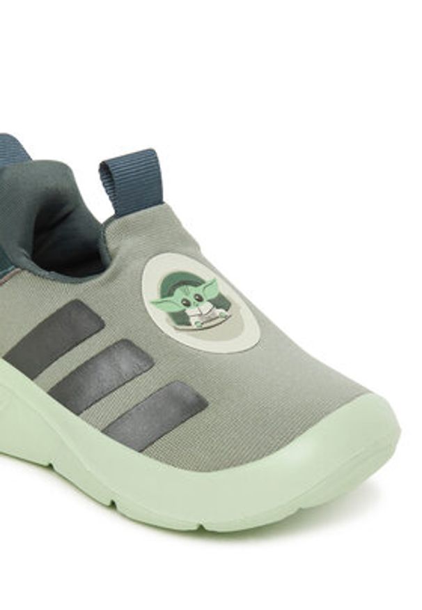 Adidas - adidas Sneakersy Star Wars the Mandalorian Monofit JI0502 Zielony. Kolor: zielony. Materiał: materiał. Wzór: motyw z bajki