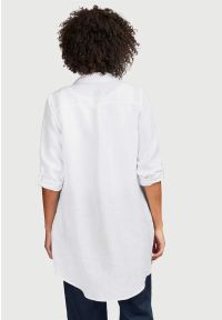 Cellbes - Długa lniana koszula. Kolor: biały. Materiał: len. Długość: długie #2
