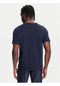 United Colors of Benetton - United Colors Of Benetton T-Shirt 3M4WU1088 Granatowy Relaxed Fit. Kolor: niebieski. Materiał: bawełna #3