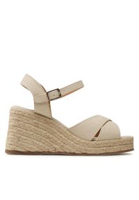 Castañer Espadryle Thea Jute/001 023070-203 Beżowy. Kolor: beżowy. Materiał: materiał