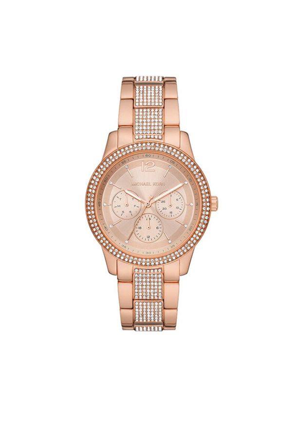 Michael Kors Zegarek Tibby MK7293 Różowe złocenie. Kolor: różowy
