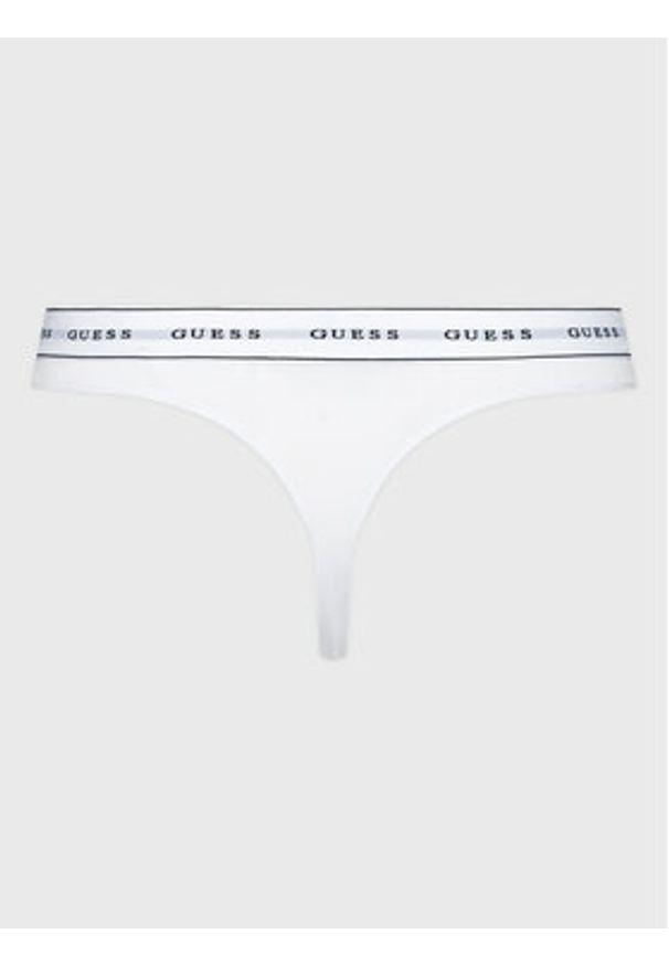 Guess Stringi Carrie O97E04 KBBU1 Biały. Kolor: biały. Materiał: bawełna