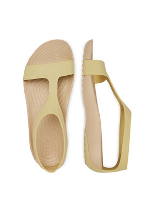 Crocs Sandały SERENA SANDAL 205469-212 Zielony. Kolor: zielony