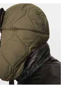 Woolrich Czapka Quilted Trapper Hat CFWOAC0295MRUT2635 Khaki. Kolor: brązowy. Materiał: materiał #3