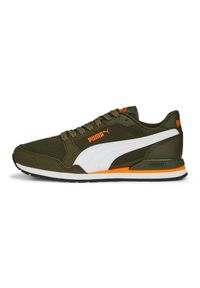 Buty Puma St Runner V3 Mesh Jr 385510 15 zielone. Okazja: na co dzień. Kolor: zielony. Materiał: mesh