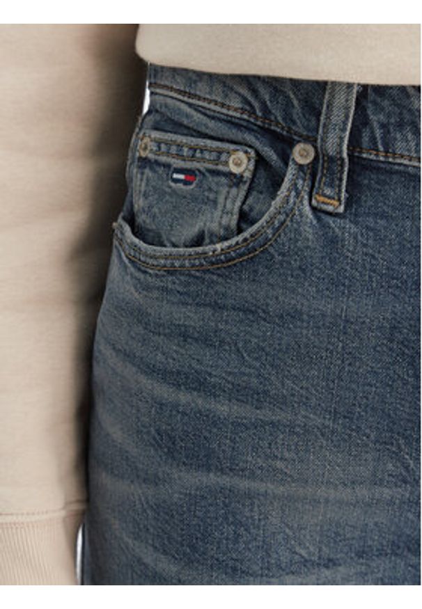 Tommy Jeans Jeansy Claire DW0DW22629 Granatowy Wide Leg. Kolor: niebieski